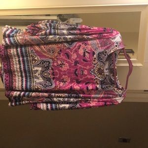 A multi colored tunic